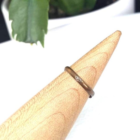 Midi Ring Toe Ring Antique Vintage band jewelry girl woman family newborn - Picture 9 of 10